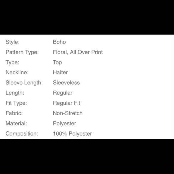 Boho Floral Print Halter Tank Top - Picture 14 of 14